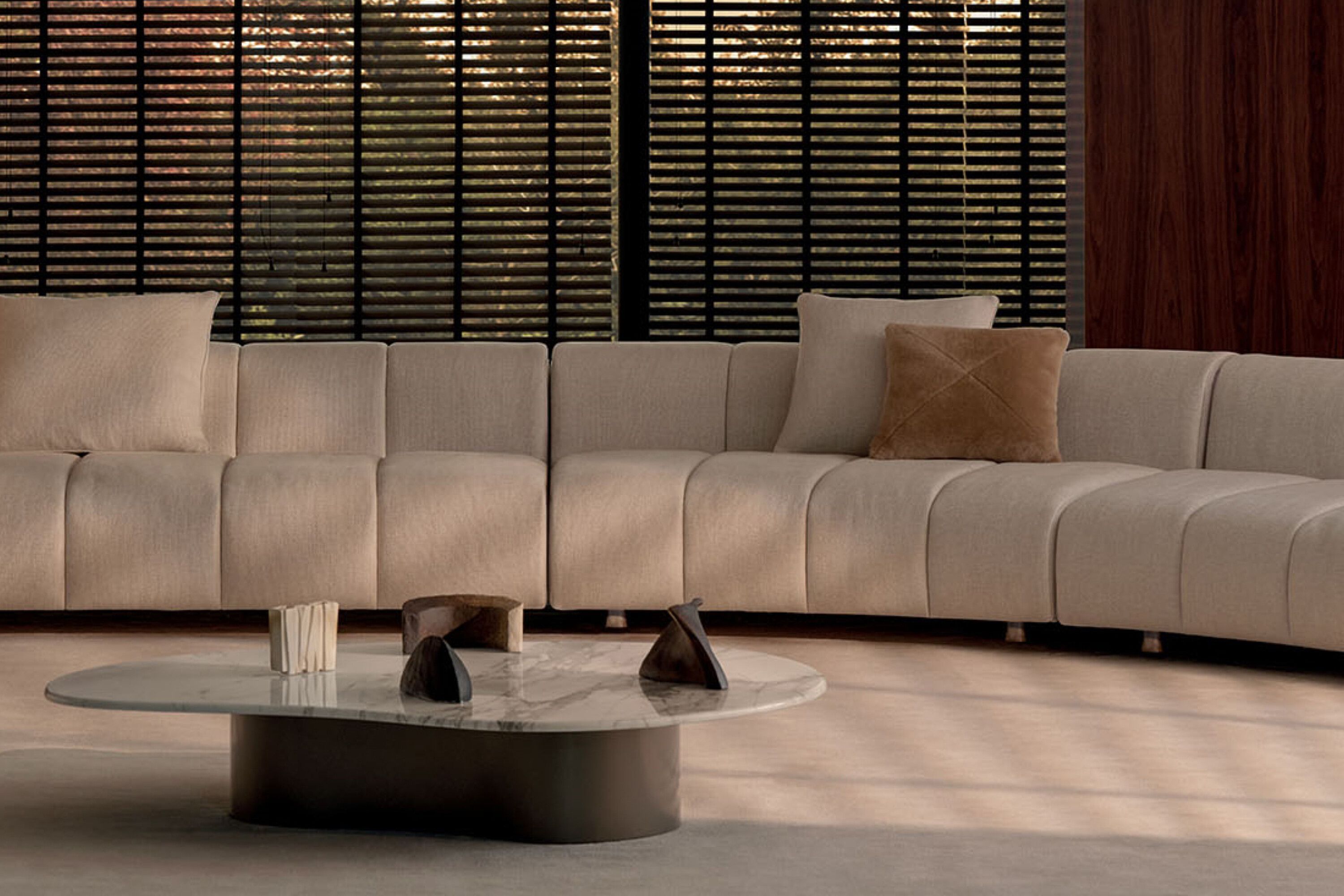 Minotti Ruffle Sofa