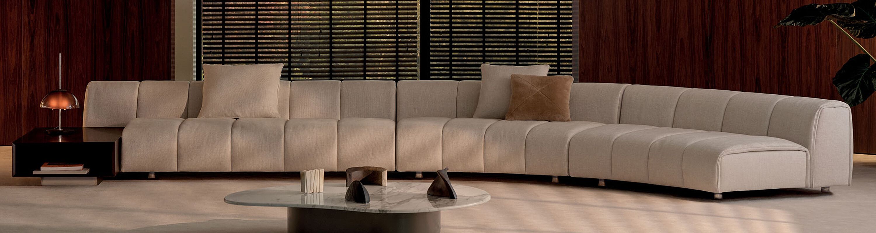 Minotti Ruffle Sofa
